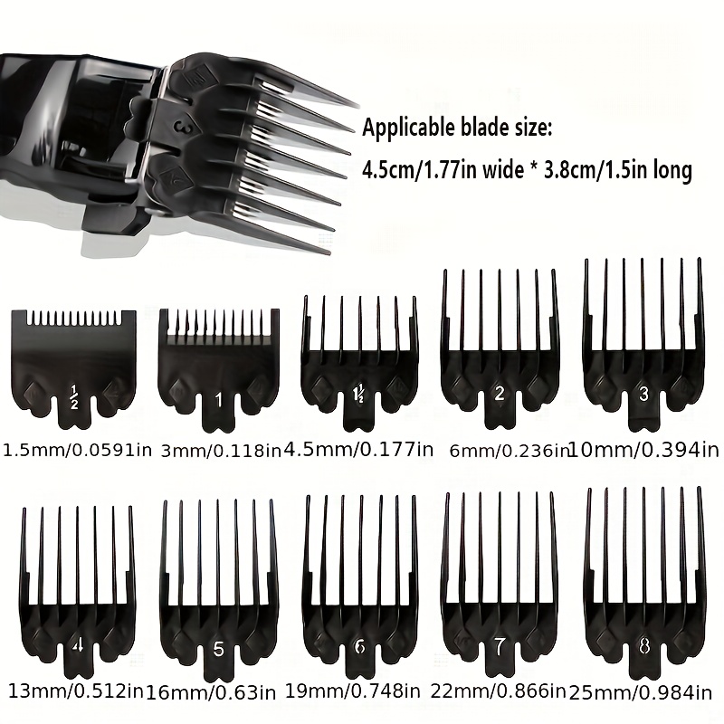 Men Accessories Guide - 10 قطع من مشط قص الشعر