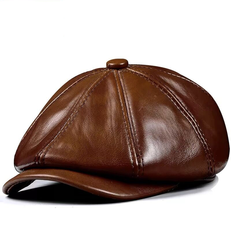 ربيع جديد قبعة جلدية حقيقية قب - مراجعة Men Accessories Brands وسعره