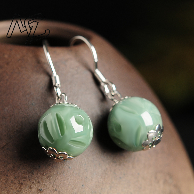 الزمرد الطبيعي الجوف حبة اليشم - مراجعة Men'S Accessories Drop Shipping وسعره
